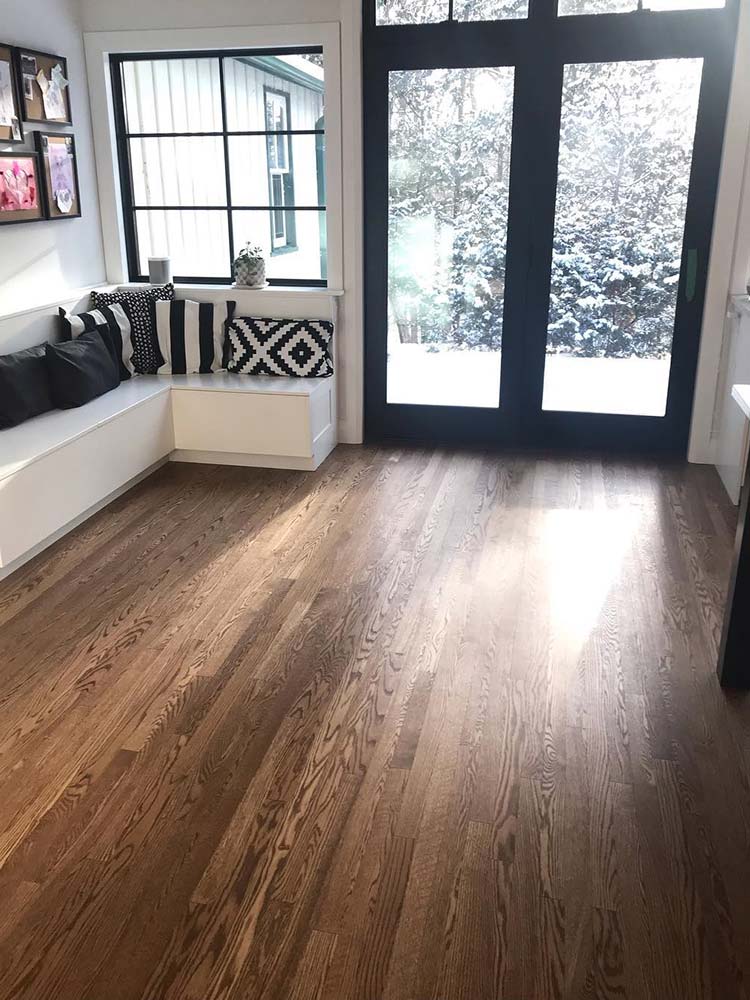 Entryway in hardwood by Meistercraft Wood Flooring