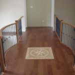 Custom inlay by Meistercraft Wood Flooring.