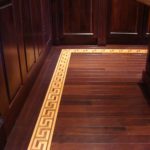 Intricate custom inlay by Meistercraft Wood Flooring