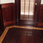 Elegant and intricate custom inlay by Meistercraft Wood Flooring