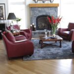 Hardwood flooring adds elegance to this livingroom by Meistercraft Wood Flooring